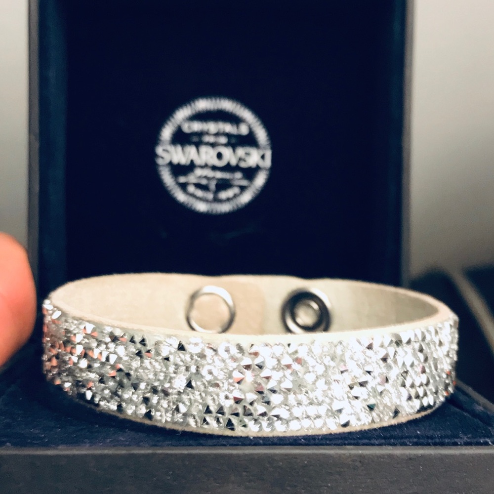 Swarovski Crystal Leather Bracelet
